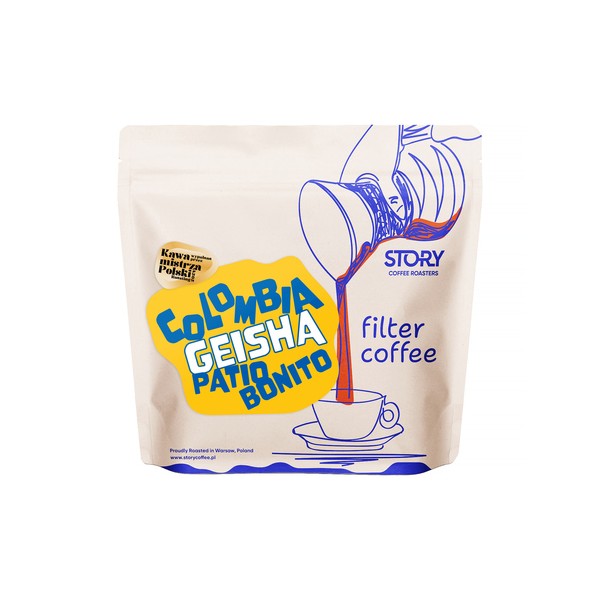 Story Coffee Roasters - kawa ziarnista Kolumbia Patio Bonito Washed Filter 200 g