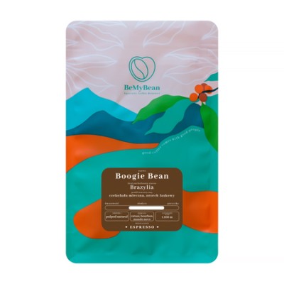 BeMyBean - kawa ziarnista Brazylia Boogie Bean Espresso 1 kg - zdjęcie 1