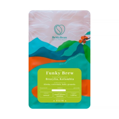 BeMyBean - kawa ziarnista Funky Brew Natural Filter 250 g - zdjęcie 1