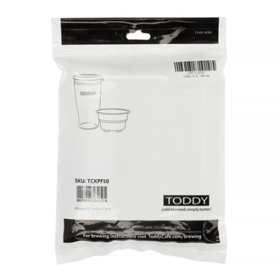 Toddy - Cold Brew Cupping Kit Paper Filters - 50 Filtrów - zdjęcie 2