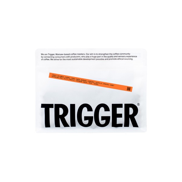 Trigger - kawa ziarnista Kolumbia Santa Barbara Honey Filter 250 g