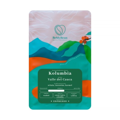 BeMyBean - kawa ziarnista Kolumbia Valle del Cauca Washed Espresso 250 g - zdjęcie 1