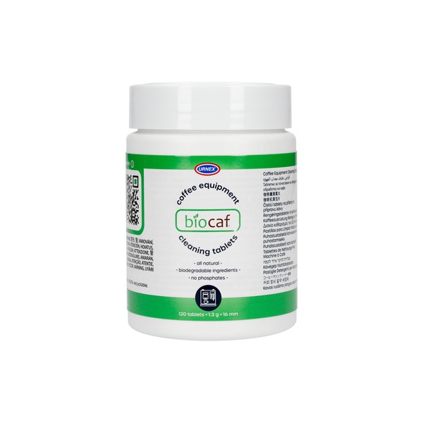 Urnex Biocaf - Tabletki czyszczące - 120 sztuk