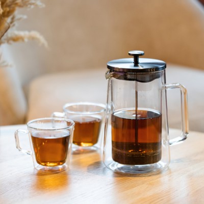 Vialli Design - Diva French Press grafitowy mat 1l - zdjęcie 4