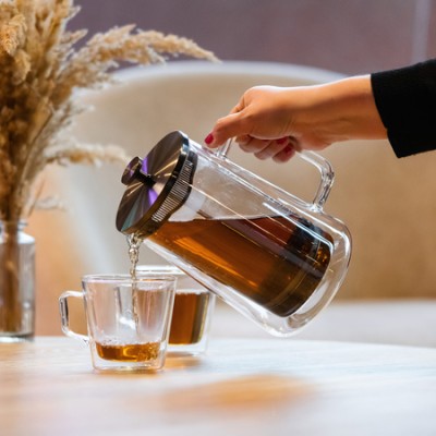 Vialli Design - Diva French Press grafitowy mat 1l - zdjęcie 5
