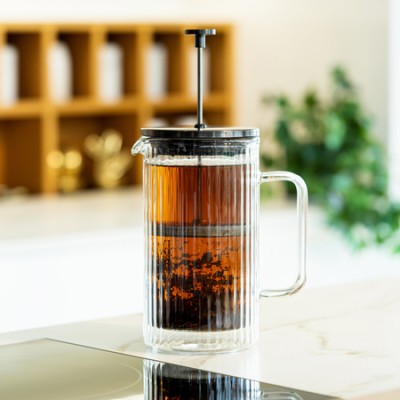 Vialli Design - Tulip French Press grafitowy mat 1l - zdjęcie 5