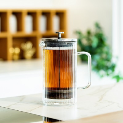 Vialli Design - Tulip French Press srebrny mat 1l - zdjęcie 6