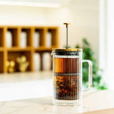 Vialli Design - Tulip French Press złoty mat 1l - zdjęcie 5
