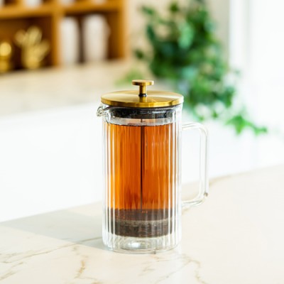 Vialli Design - Tulip French Press złoty mat 1l - zdjęcie 6