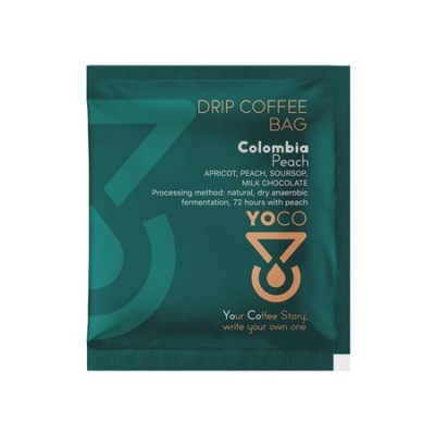 YOCO - kawa w saszetkach Colombia Peach Natural Filter - 1 saszetka 12 g - zdjęcie 1