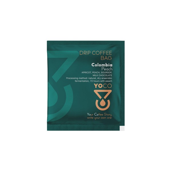 YOCO - kawa w saszetkach Colombia Peach Natural Filter - 1 saszetka 12 g