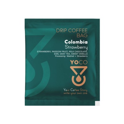 YOCO - kawa w saszetkach Colombia Strawberry Washed 24h dry fermented Filter- 1 saszetka 12 g - zdjęcie 1