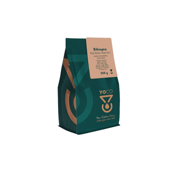 YOCO - kawa ziarnista Etiopia Boku Abel Gr.1 Anaerobic Filter 250 g