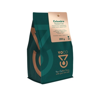 YOCO - kawa ziarnista Kolumbia Passion Fruit Honey Filter 250 g - zdjęcie 1
