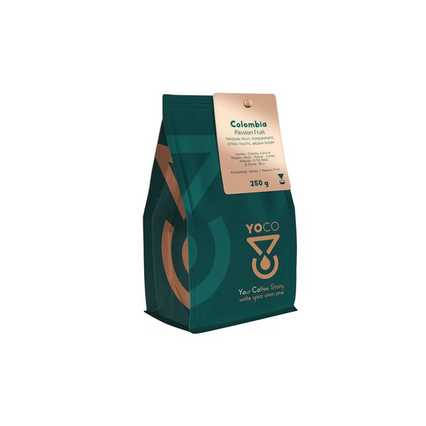 YOCO - kawa ziarnista Kolumbia Passion Fruit Honey Filter 250 g
