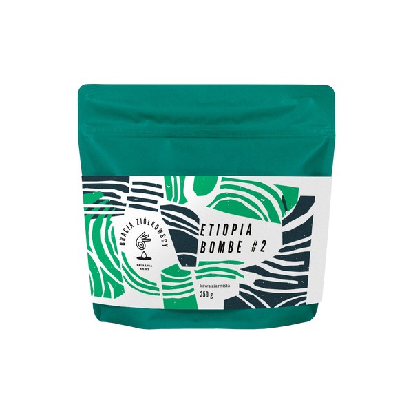 Bracia Ziółkowscy - kawa ziarnista Etiopia Bombe 2 Washed Filter 250 g