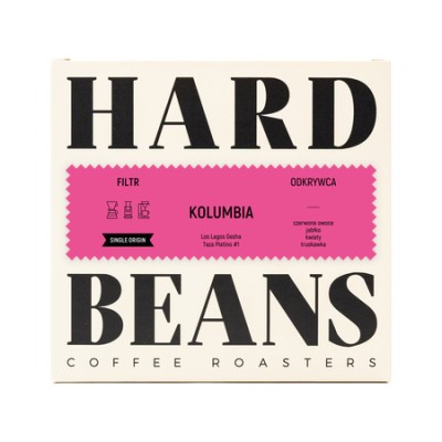 Hard Beans - kawa ziarnista Kolumbia Los Lagos Gesha Taza Platino 1 Filter 200 g - zdjęcie 1