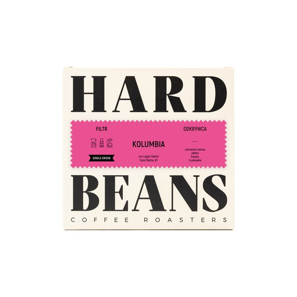Hard Beans - kawa ziarnista Kolumbia Los Lagos Gesha Taza Platino 1 Filter 200 g