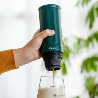 Outin - Nano Espresso Maker - Przenośny ekspres Teal - zdjęcie 5
