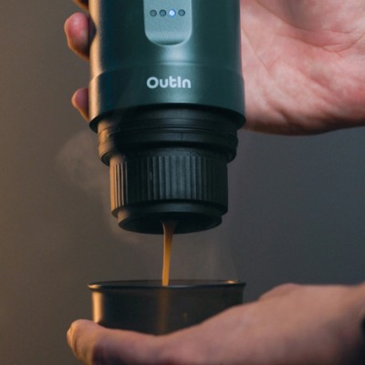 Outin - Nano Espresso Maker - Przenośny ekspres Teal - zdjęcie 6