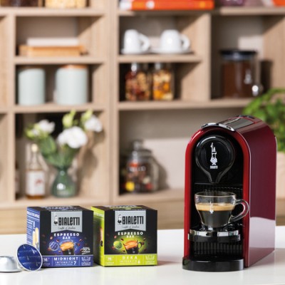 Bialetti - ekspres kapsułkowy Gioia Plus - Czerwony + 48szt kapsułek NAPOLI - zdjęcie 2