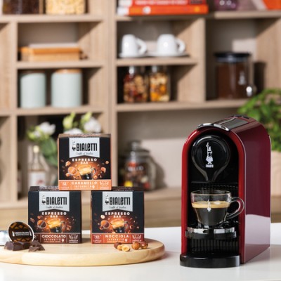 Bialetti - ekspres kapsułkowy Gioia Plus - Czerwony + 48szt kapsułek NAPOLI - zdjęcie 4