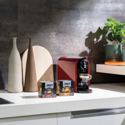Bialetti - ekspres kapsułkowy Gioia Plus - Czerwony + 48szt kapsułek NAPOLI - zdjęcie 6