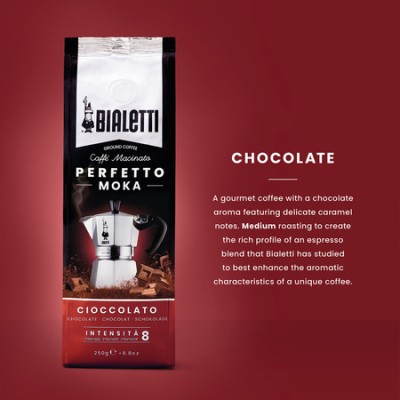 Bialetti - kawa mielona Perfetto Moka Cioccolato 250 g - zdjęcie 3