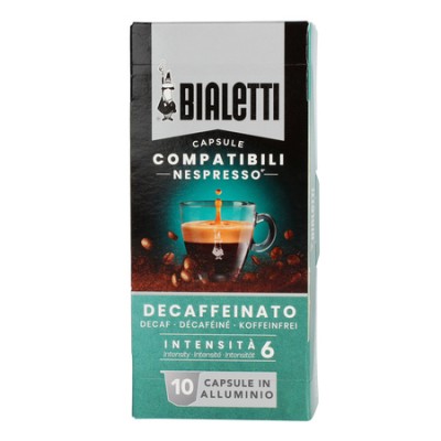 Bialetti - kawa w kapsułkach bezkofeinowa Nespresso Decaf - 10 kapsułek - zdjęcie 1