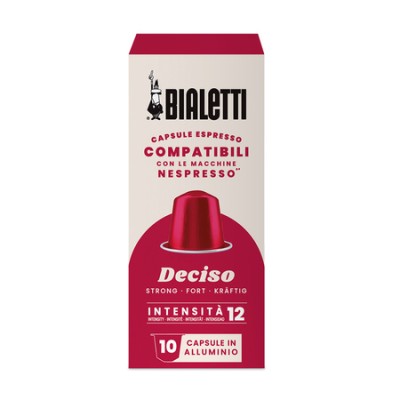 Bialetti - kawa w kapsułkach Nespresso Deciso - 10 kapsułek - zdjęcie 1