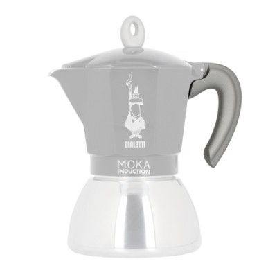 Bialetti - Rączka do kawiarki Moka Induction 6tz szara - zdjęcie 1