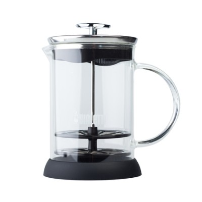 Bialetti Cappuccinatore Vetro 6tz - ręczny spieniacz do mleka 330ml - zdjęcie 1