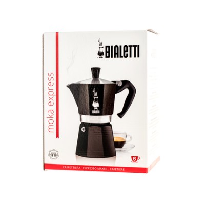 Bialetti kawiarka Moka Express 6tz czarna - zdjęcie 2