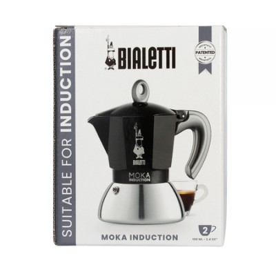Bialetti kawiarka New Moka Induction 2tz czarna - zdjęcie 4