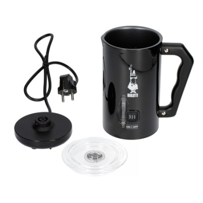Bialetti Milk Frother MKF02 Nero - Elektryczny spieniacz do mleka Czarny - zdjęcie 3