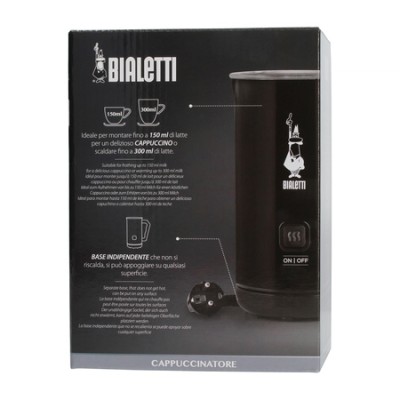 Bialetti Milk Frother MKF02 Nero - Elektryczny spieniacz do mleka Czarny - zdjęcie 5