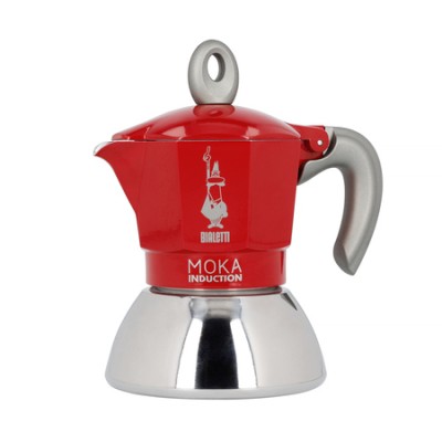 Bialetti New Moka Induction 2tz Czerwona - zdjęcie 1