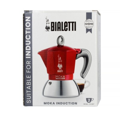 Bialetti New Moka Induction 2tz Czerwona - zdjęcie 4