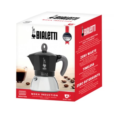Bialetti New Moka Induction 4tz Czarna - zdjęcie 4