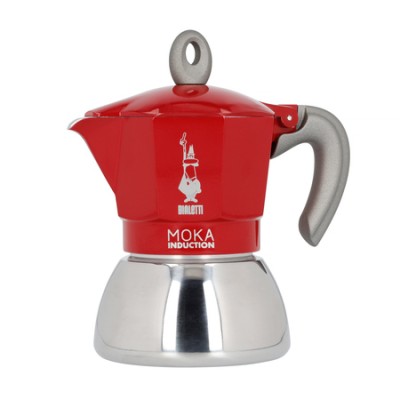 Bialetti New Moka Induction 4tz Czerwona - zdjęcie 1