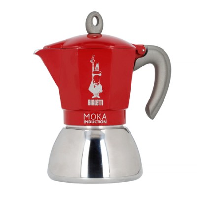 Bialetti New Moka Induction 6tz Czerwona - zdjęcie 1