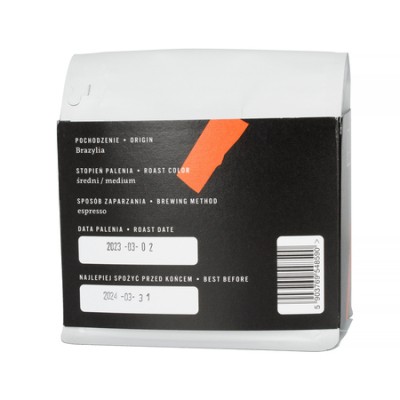 Bracia Ziółkowscy - kawa ziarnista Brazylia Cerrado Natural Espresso 250 g - zdjęcie 2