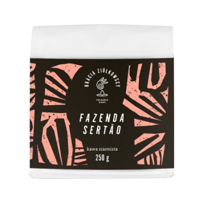 Bracia Ziółkowscy - kawa ziarnista Brazylia Fazenda Sertão Natural Espresso 250 g - zdjęcie 1