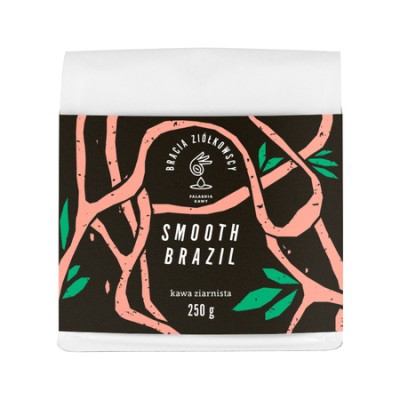 Bracia Ziółkowscy - kawa ziarnista Brazylia Smooth Brasil Natural Espresso 250 g - zdjęcie 1
